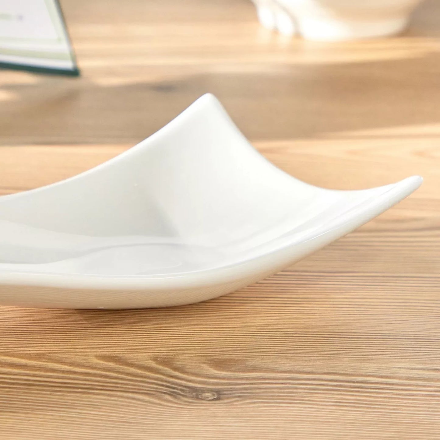 Contemporary Wavy Ceramic Serving Dish