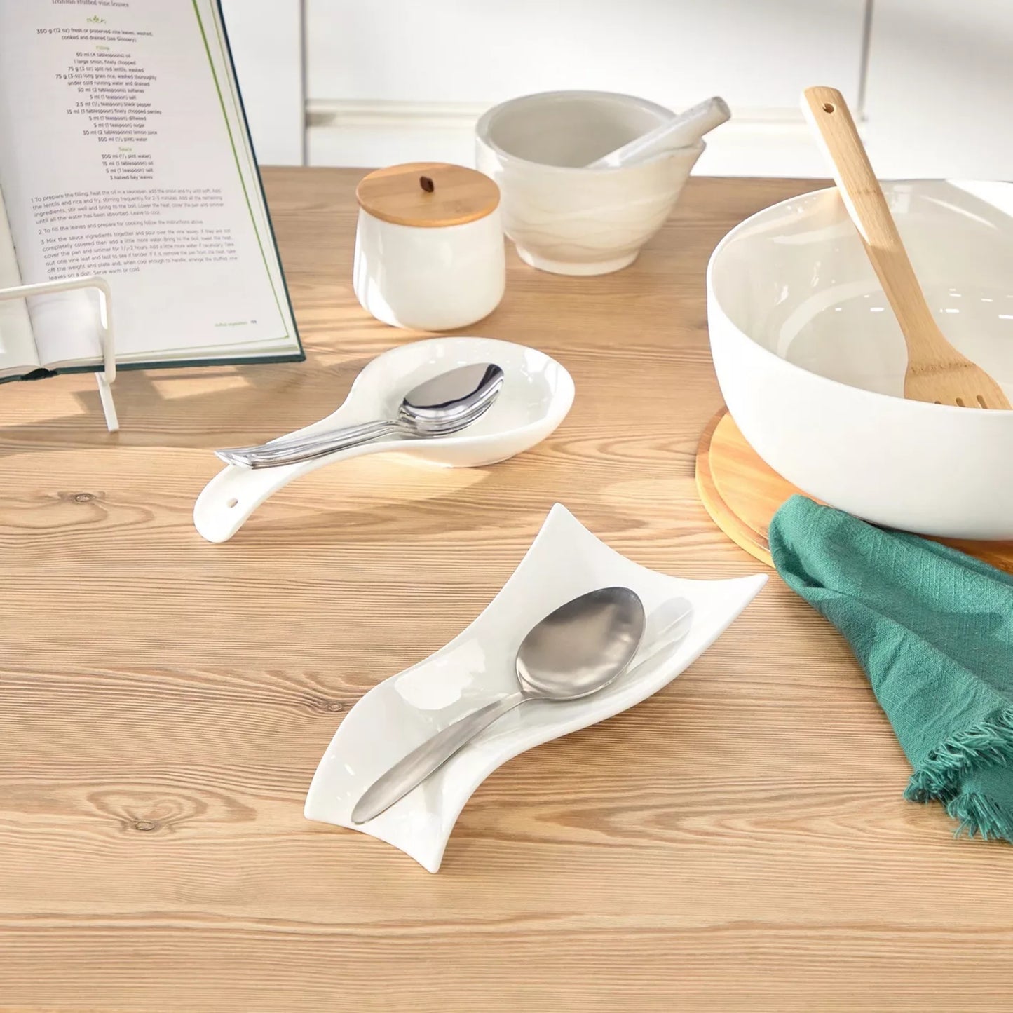 Contemporary Wavy Ceramic Serving Dish