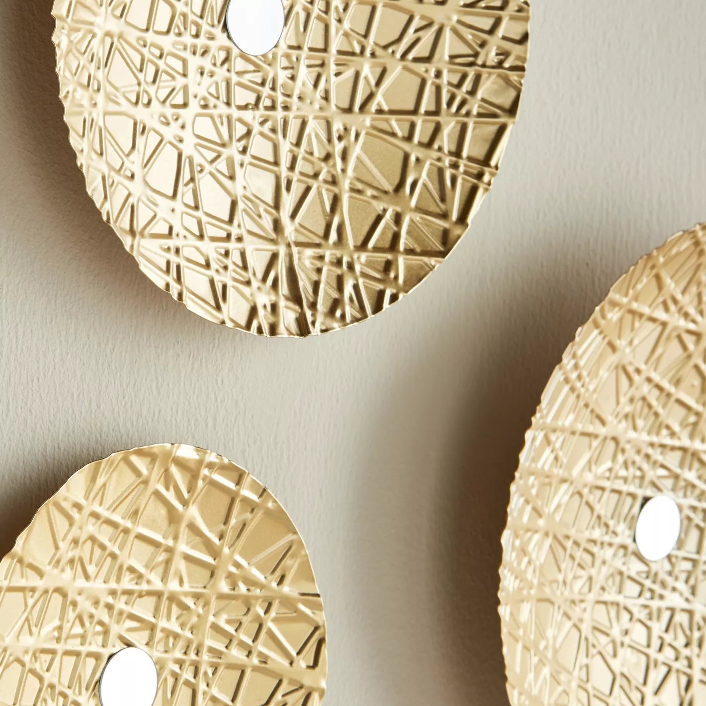 Golden Labyrinth - Illuminated Wall Art Set - 3 Piece Wall Accent Set