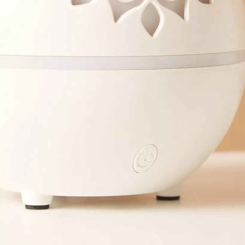 Zen Serenity Teardrop Diffuser – Ultrasonic Aroma Diffuser with Mandala Design & Ambient Light - 100 ml