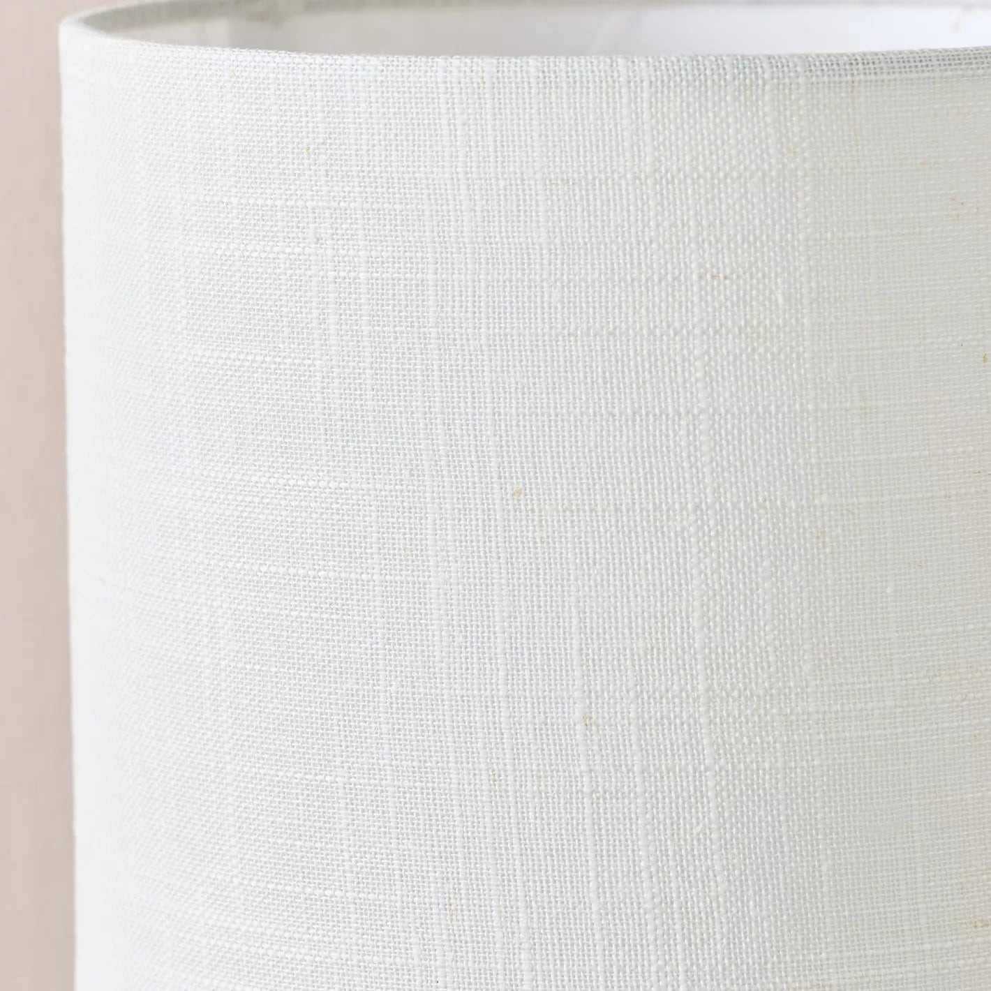 Terra Luxe Textured Table Lamp with White Shade - 32 cm