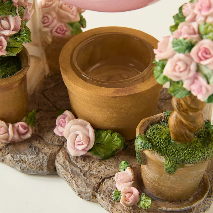 Romantic Rose Arch Oil Burner – Floral Aroma Diffuser for Relaxing Home Ambiance