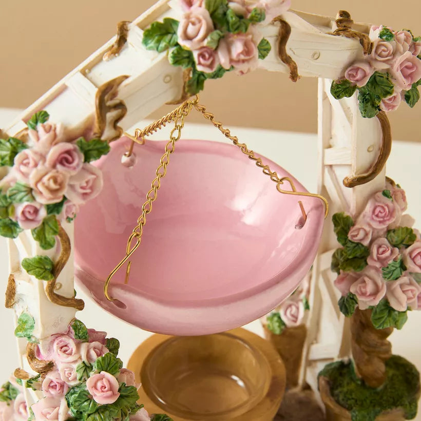 Romantic Rose Arch Oil Burner – Floral Aroma Diffuser for Relaxing Home Ambiance