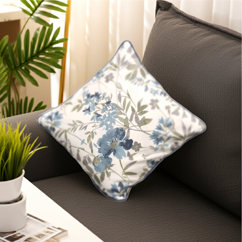 Watercolor Meadow Floral Cushion Cover (Set of 5)