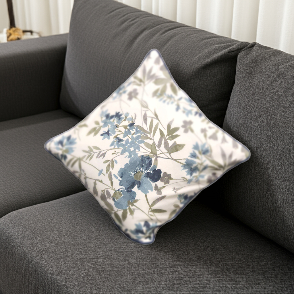 Watercolor Meadow Floral Cushion Cover (Set of 5)