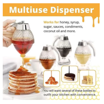 Honey or Maple Syrup Dispenser