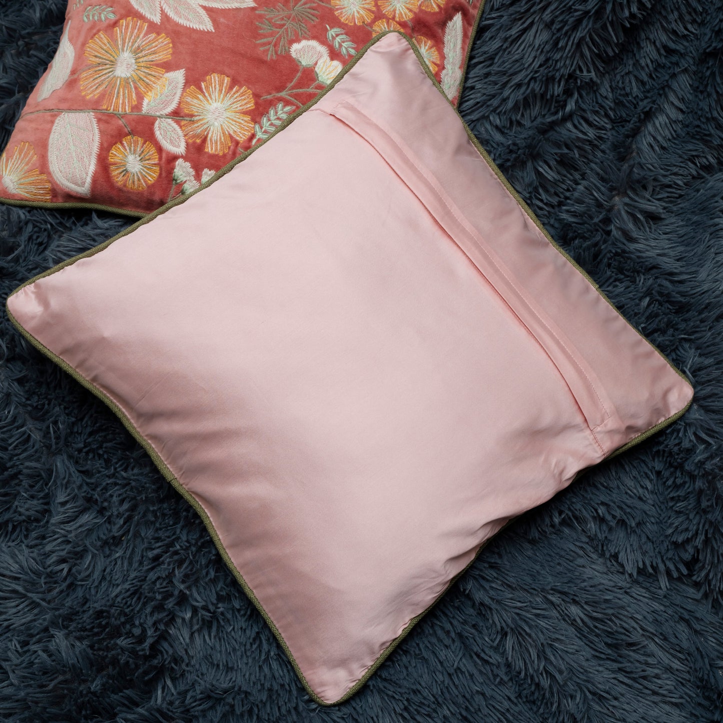 Autumn Glow Velvet Cushion Cover