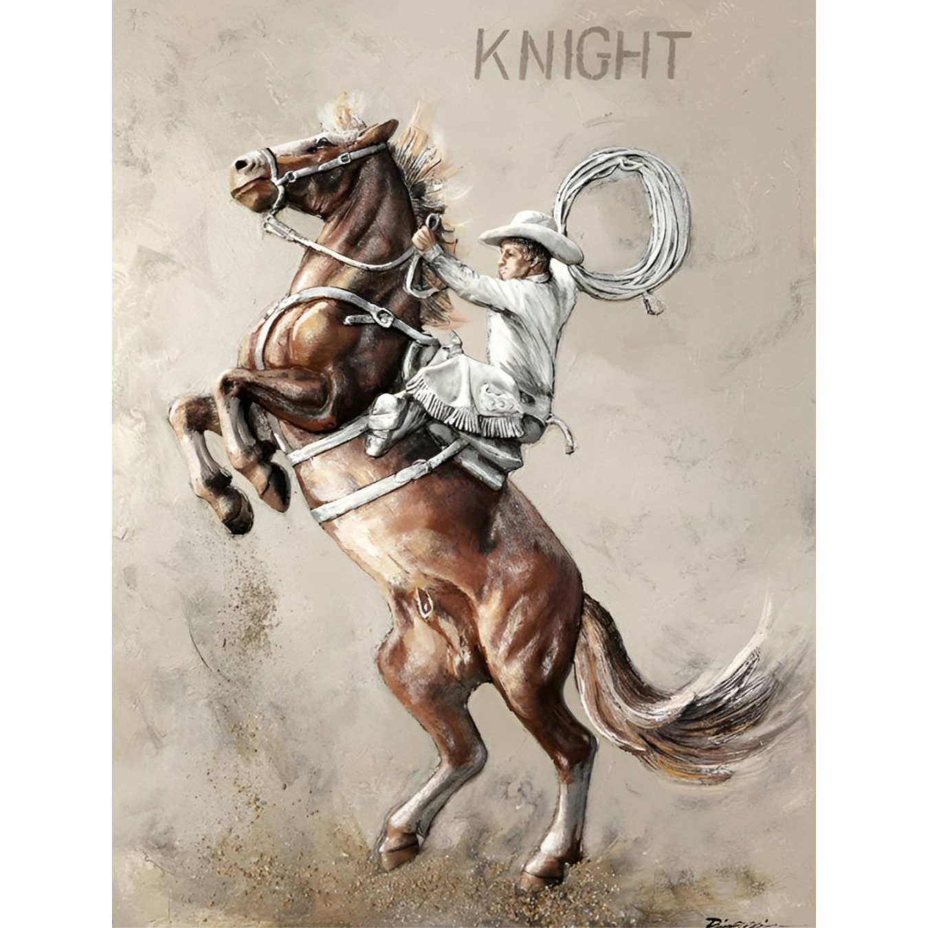 The Rearing Knight: Spirit of the Frontier