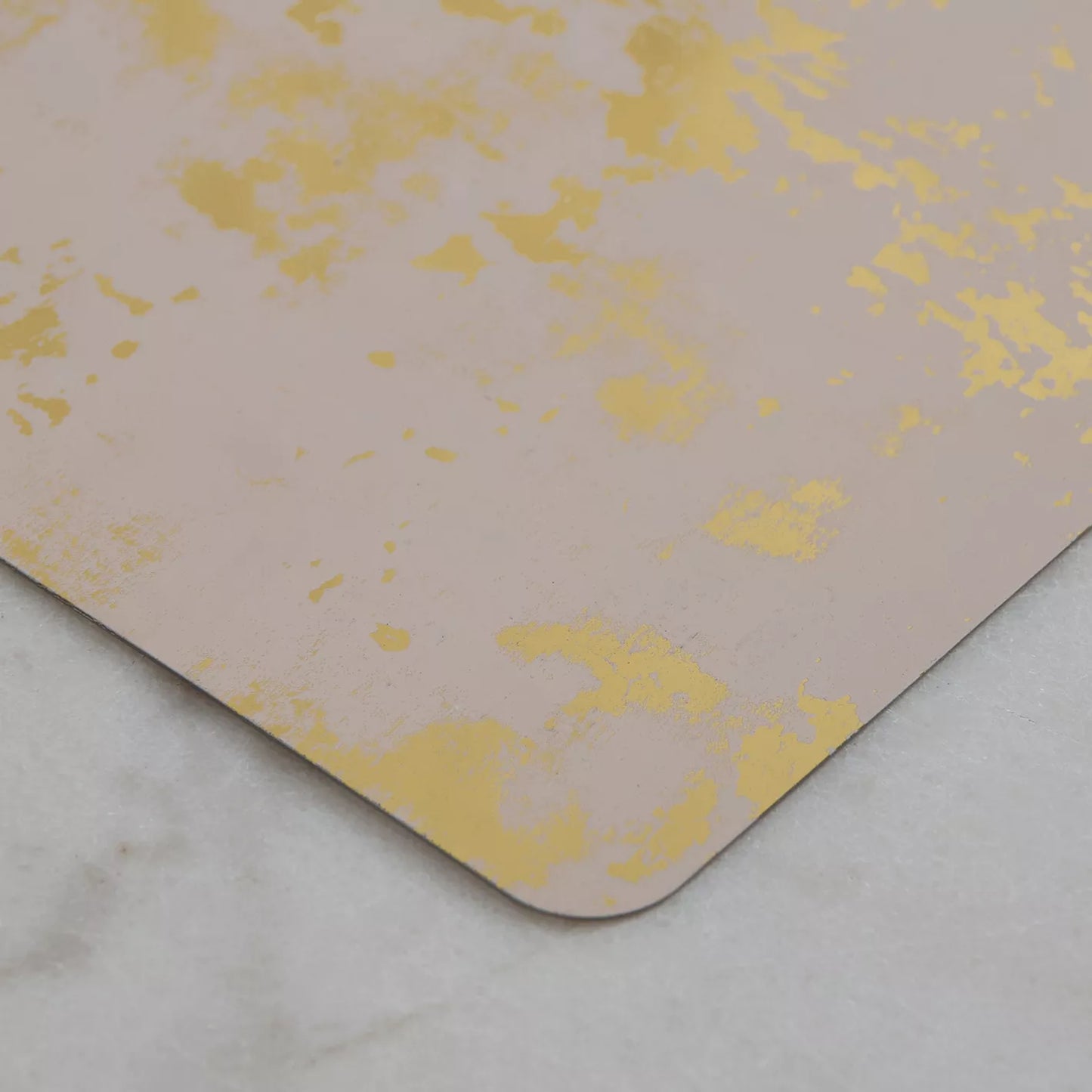 Elegantly Rustic Gold-Foil Placemat (Set of 8)
