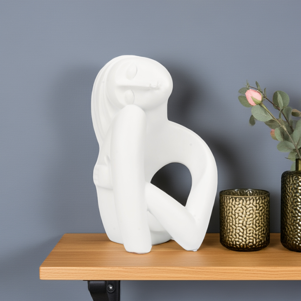 Modern Contemplation Abstract Sculpture