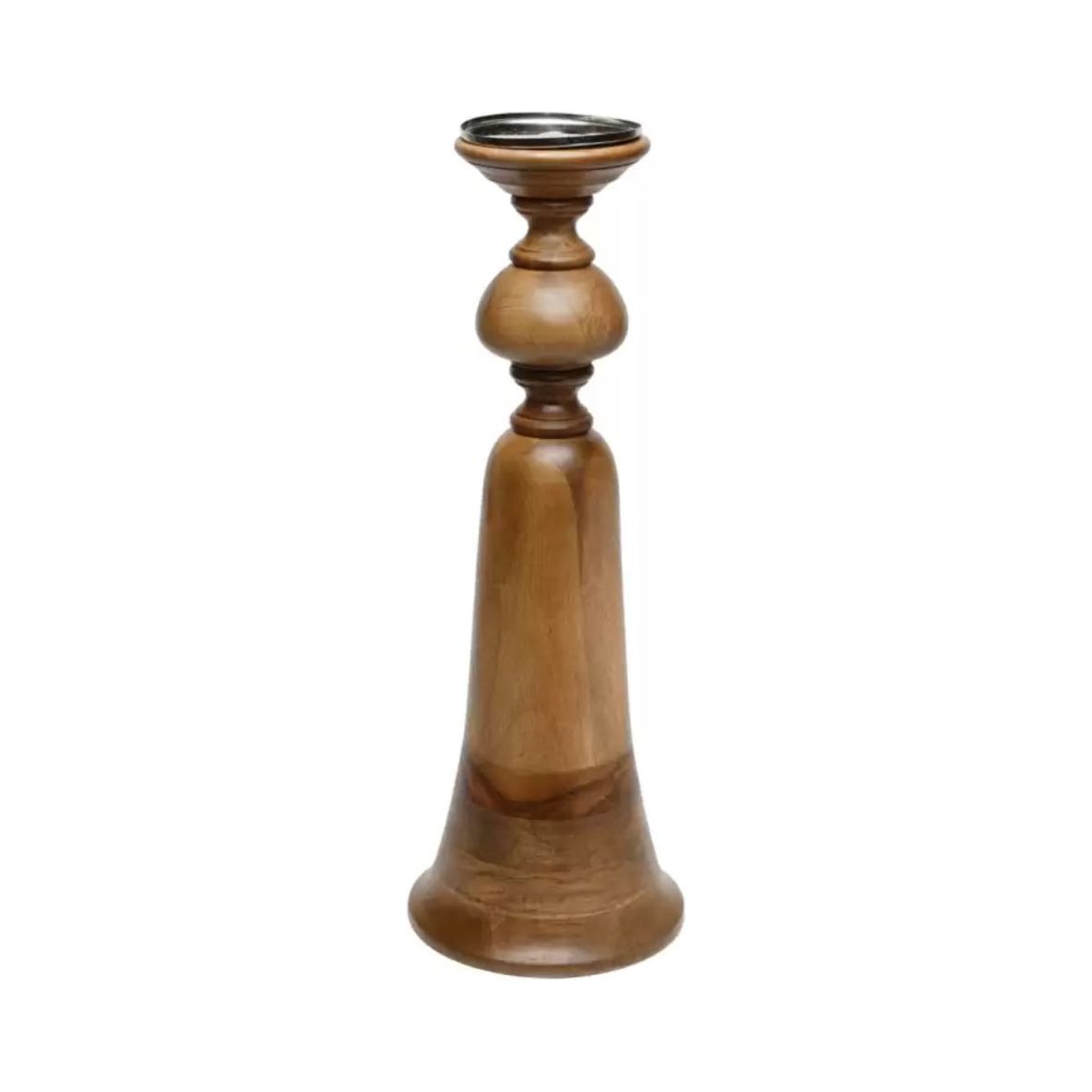 Ethereal Glow: Harp & Finial Puri Candle Holder (Large)