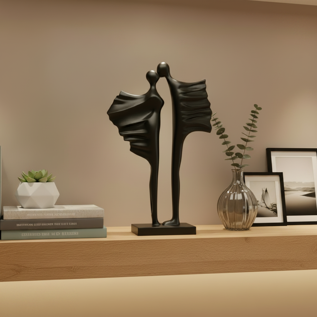 The Embrace of Souls: Modern Abstract Sculpture