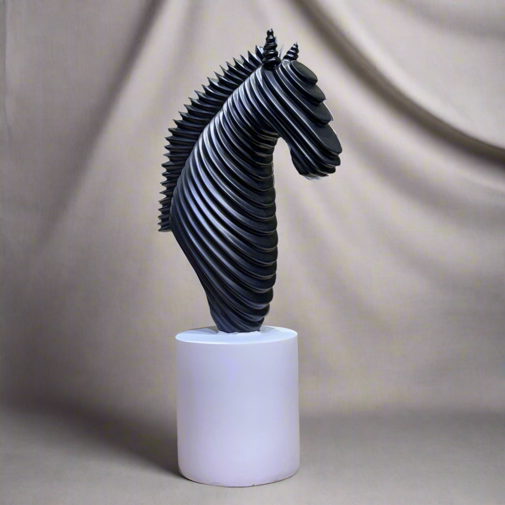 Kinetic Equine Abstract Sculpture