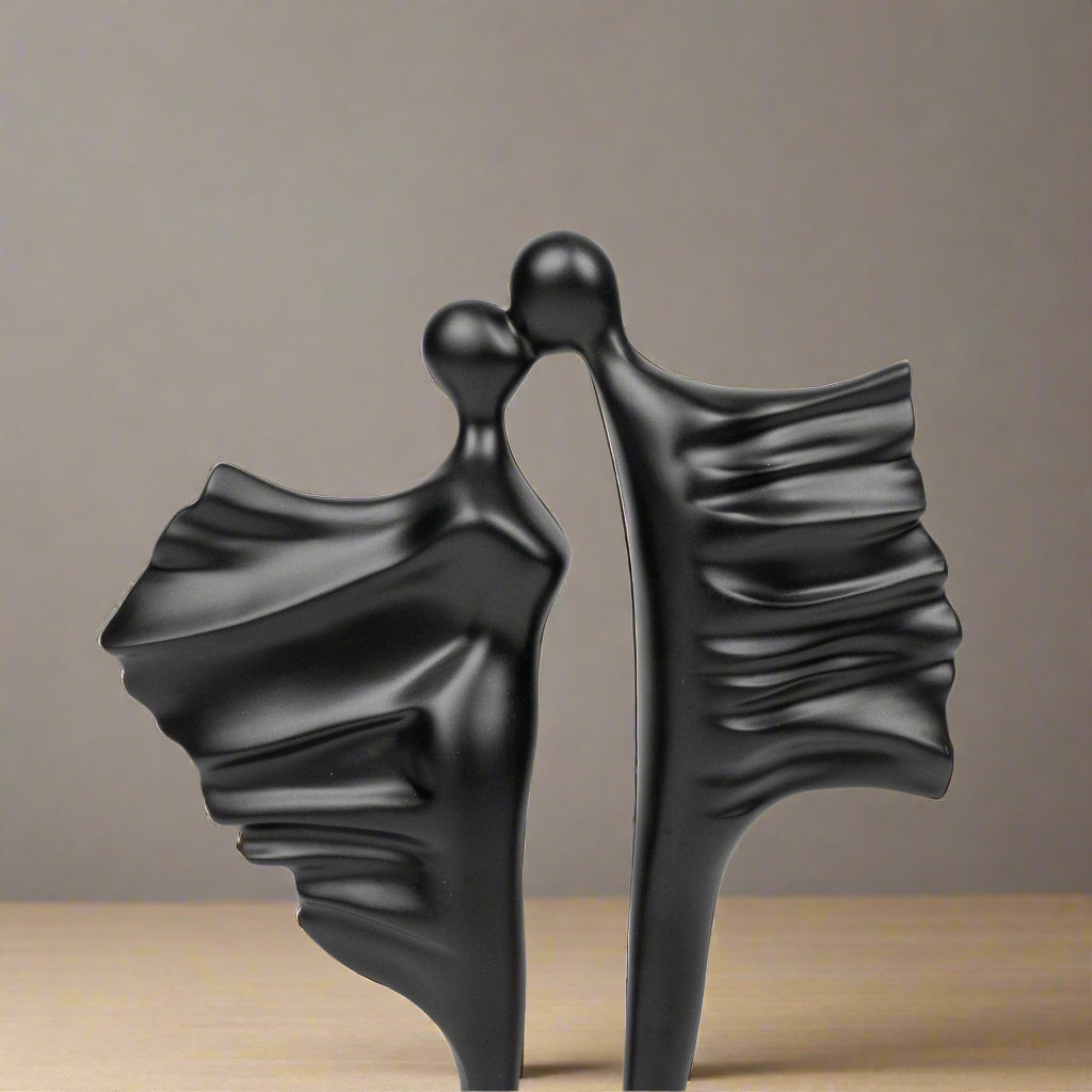The Embrace of Souls: Modern Abstract Sculpture