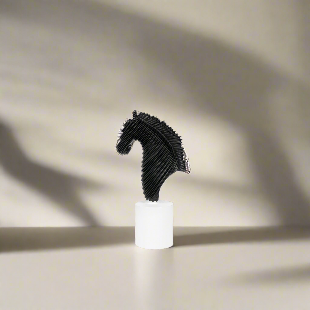 Kinetic Equine Abstract Sculpture