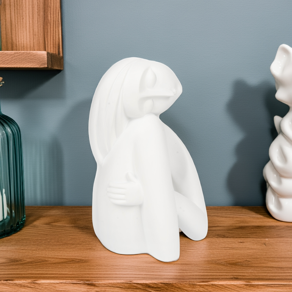 Modern Contemplation Abstract Sculpture