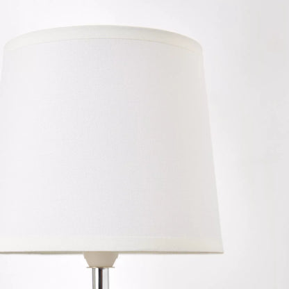 Organic Modern Pebble Stack Ceramic Table Lamp with White Shade - 30 cm
