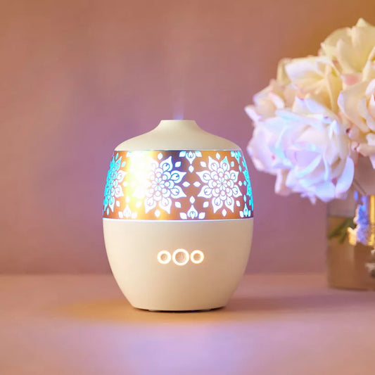 Enchanting Color-Changing Ultrasonic Diffuser – Modern Aroma & Humidity with Ambient Lighting - 300 ml