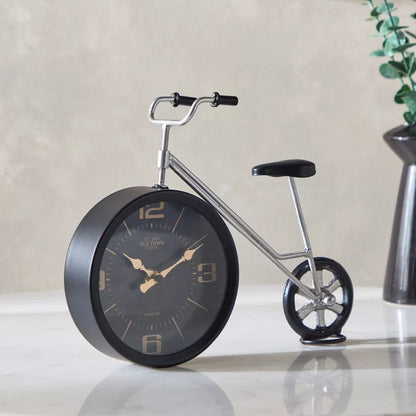 Vintage Bicycle Desk Clock - Unique Table Decor