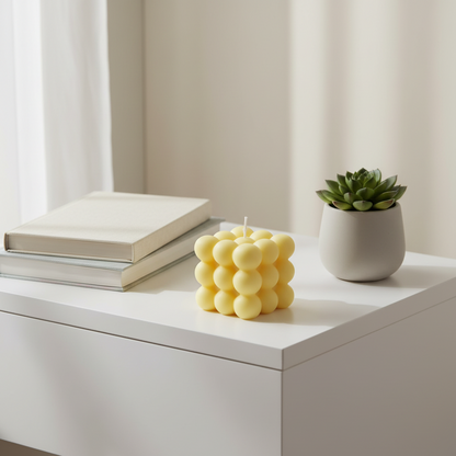 Rubik's Cube Aromatherapy Candle Home Fragrance Geometric Shape Ornament