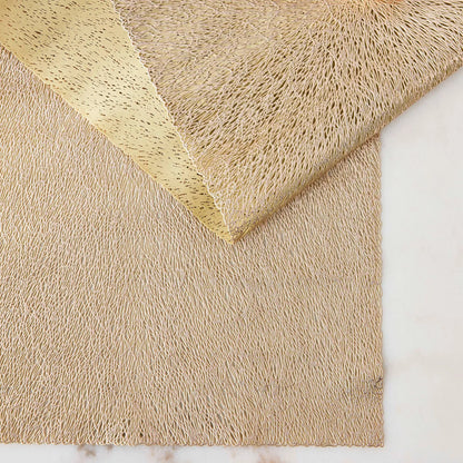 Luxurious Gold Textured Table Runner – Elegant Metallic Weave for Modern Dining