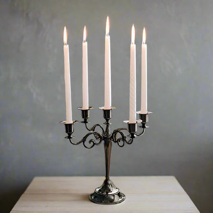 Grand Black Ornate Candelabra