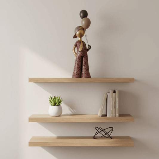 Warm Earth Whimsy: Spiraled Figurine with Celebration Balloons