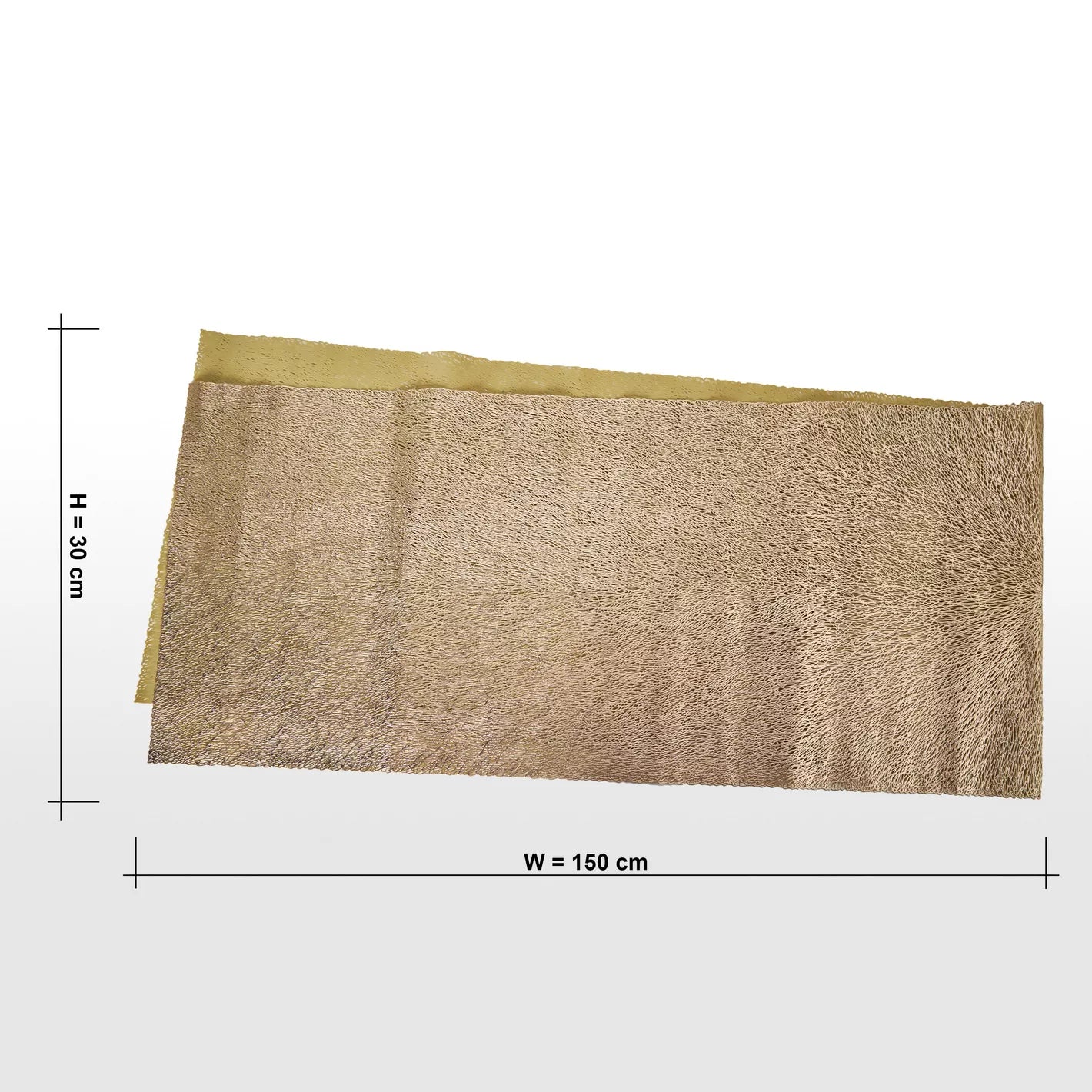 Luxurious Gold Textured Table Runner – Elegant Metallic Weave for Modern Dining
