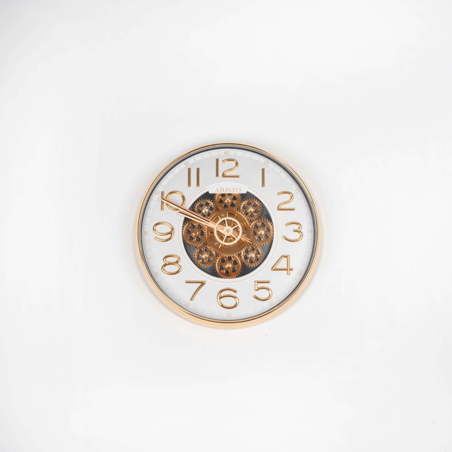 Grand Industrial Gear Wall Clock - Steampunk Inspired Timepiece