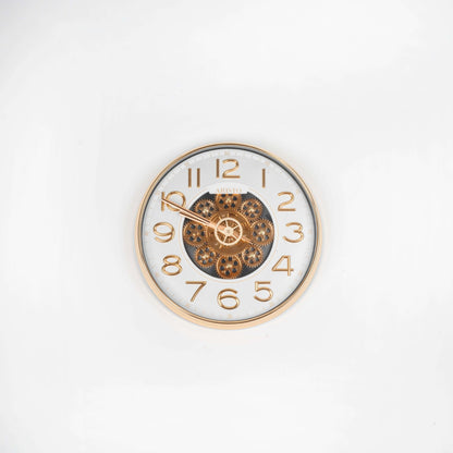 Grand Industrial Gear Wall Clock - Steampunk Inspired Timepiece