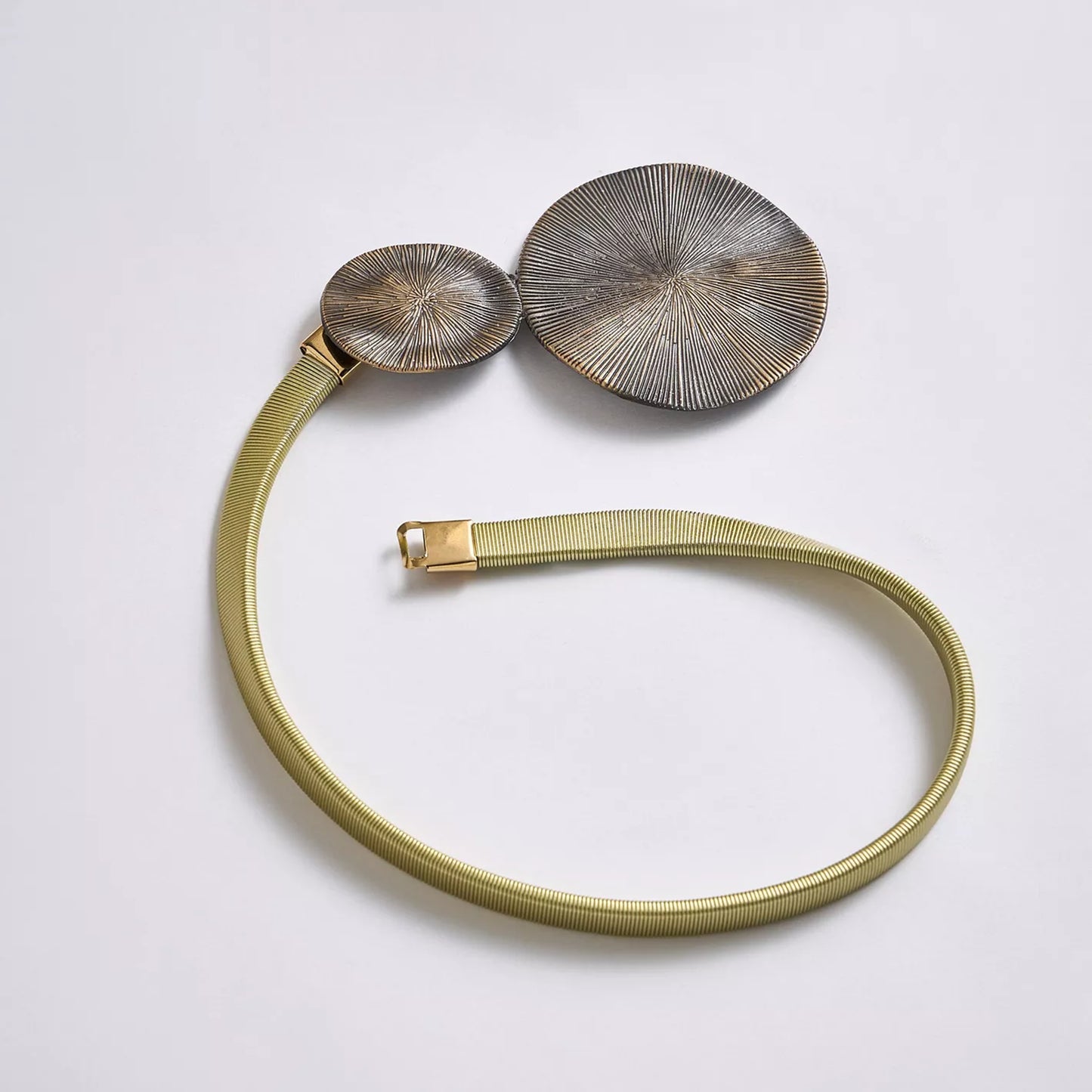 Modern Metallic Disc Curtain Tieback (Set of 2)