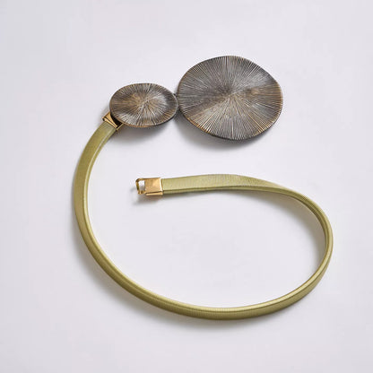 Modern Metallic Disc Curtain Tieback (Set of 2)