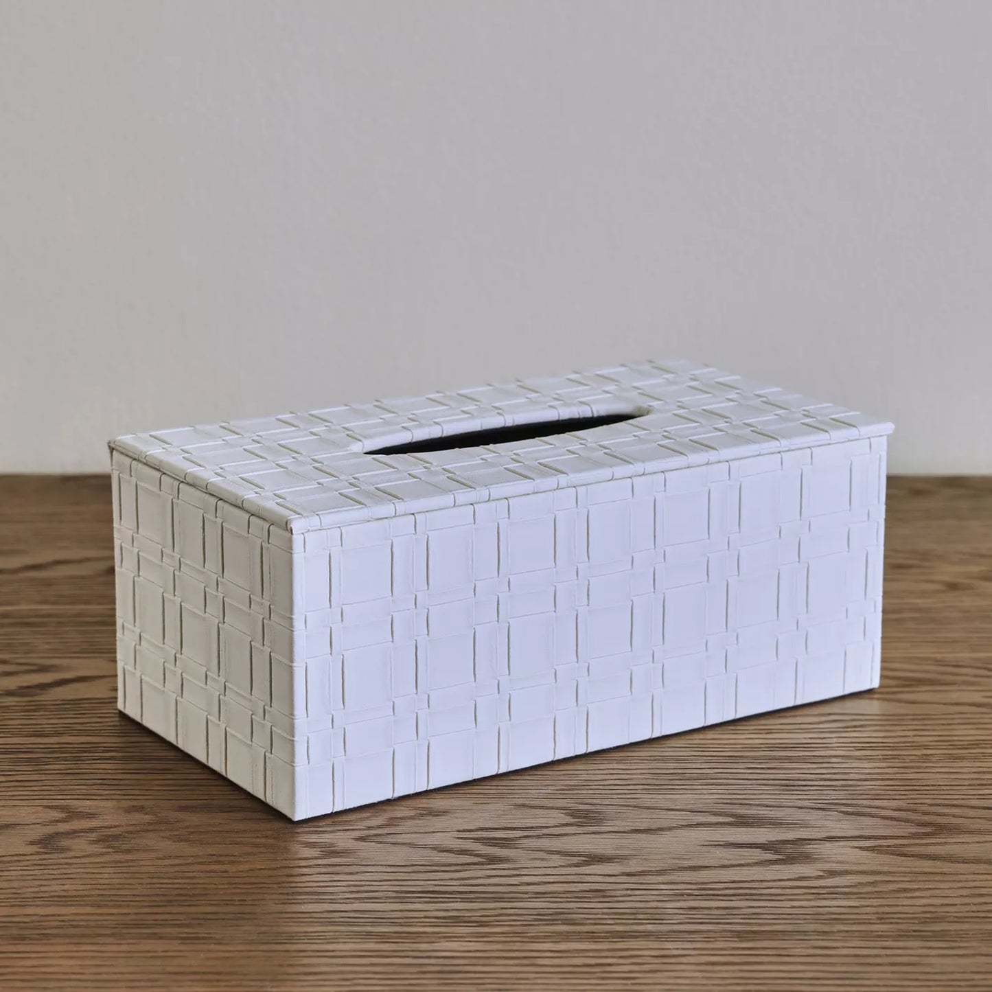 Chic Woven Tissue Box Holder