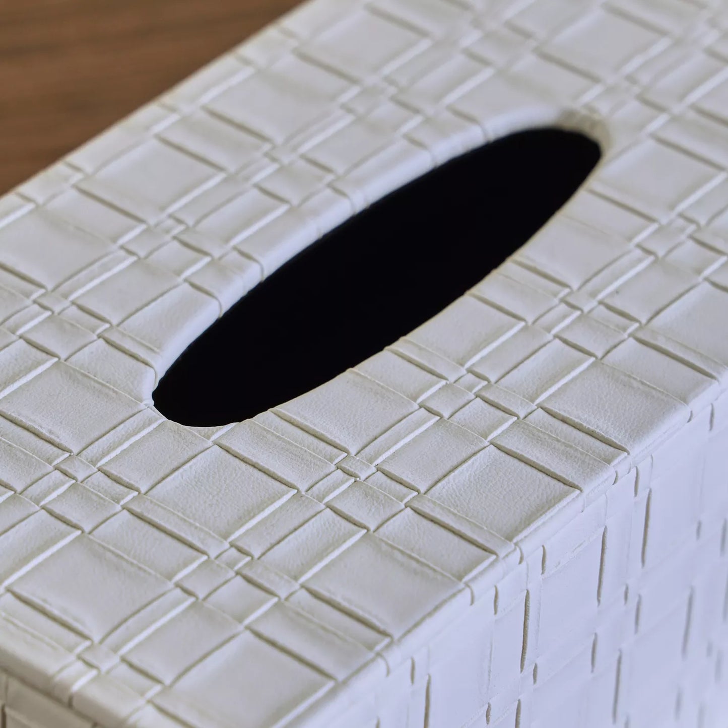 Chic Woven Tissue Box Holder