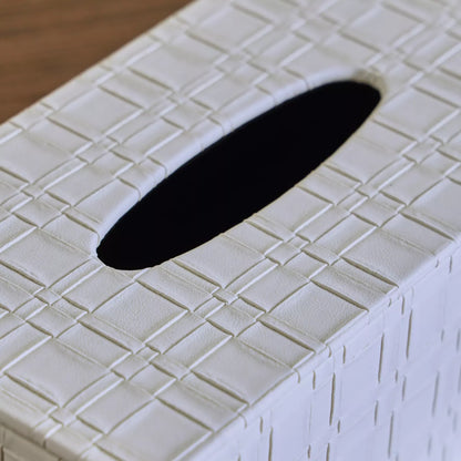 Chic Woven Tissue Box Holder