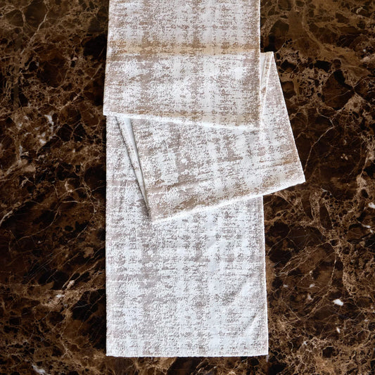 Distressed Gilded Table Runner