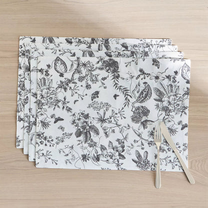 Toile Garden Placemat Set (Set of 4)