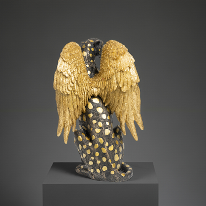 Mythical Winged Leopard Statue
