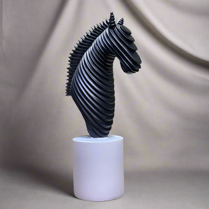 Kinetic Equine Abstract Sculpture