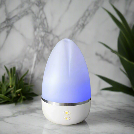 Sleek Egg-Shaped Ultrasonic Diffuser – Modern Aroma & Mist with Easy Controls - 120ml