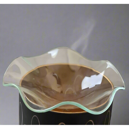 Celestial Burst Electric Aroma Diffuser with Glass Dish